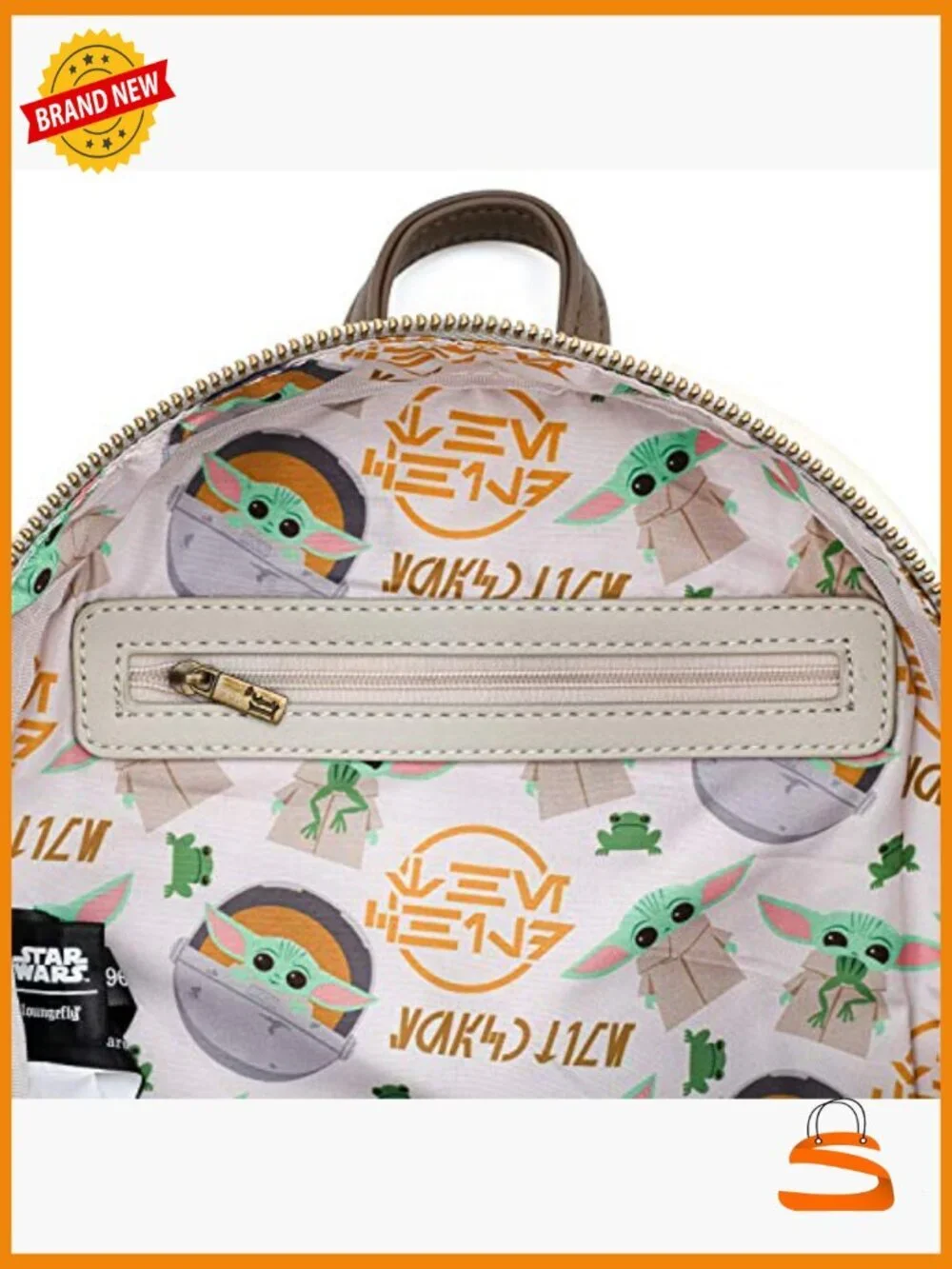 The Mandalorian Child Cradle Mini Backpack Faux Leather